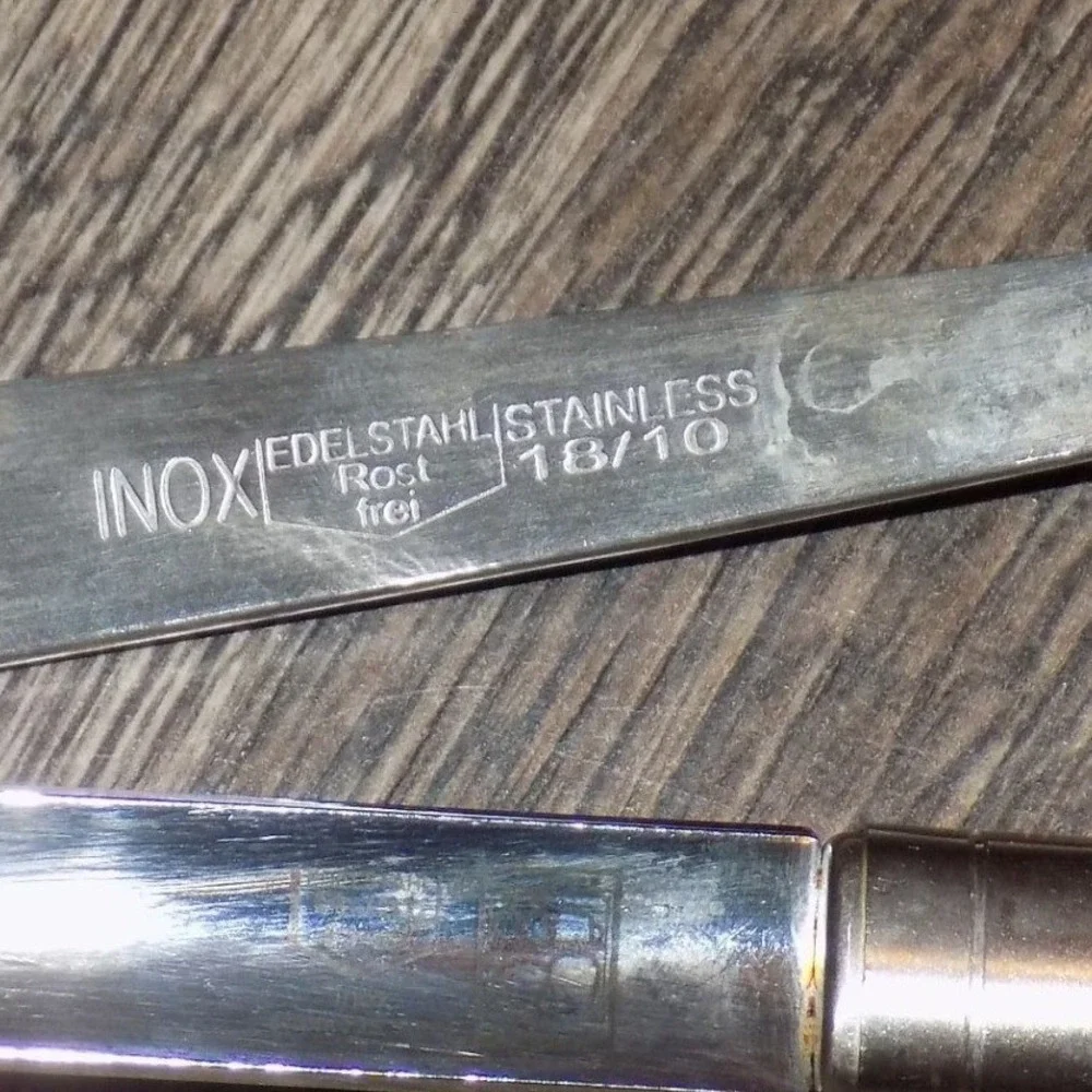 Inox Stainless Steel Kitchen‎ Utensil Set Silver Good 18/10 Spatula Fork